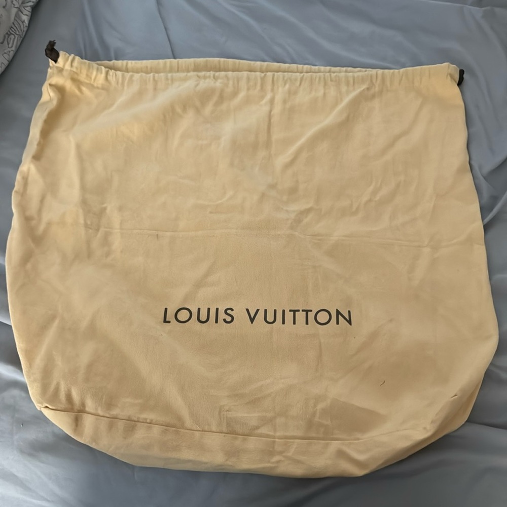 Huge draw string Louis Vuitton dust bag